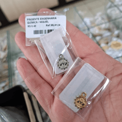 PINGENTE ENGENHARIA QUÍMICA ML6124 . - 0001720001 - Metal Light