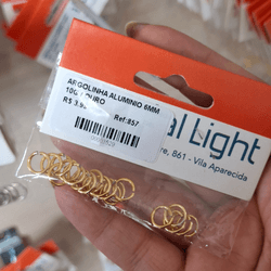 ARGOLINHA ALUMINIO 6MM 10G 857 . - 0008570001 - Metal Light