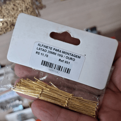 ALFINETE PARA MONTAGEM LATAO 20MM 10G 951 . - 0009... - Metal Light