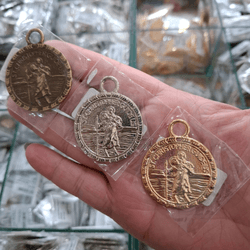 PINGENTE SÃO CRISTÓVÃO GRANDE M70202 . - 000161000... - Metal Light