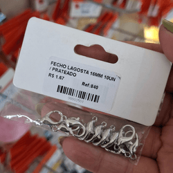 FECHO LAGOSTA 16MM 10UN 840 . - 0008400001 - Metal Light