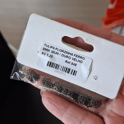 TULIPA FLORZINHA FERRO 8MM 30UN 848 . - 0008480001 - Metal Light