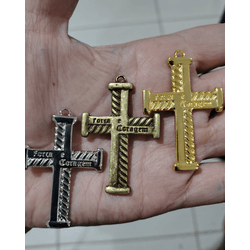 CRUZ FORÇA E CORAGEM M70064 . - 0000420001 - Metal Light