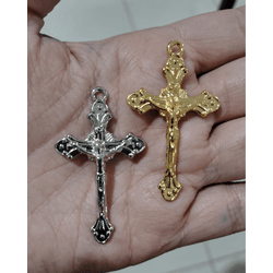 CRUCIFIXO PEQUENO 3 PONTOS ML7817 . - 0000080001 - Metal Light