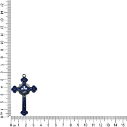 CRUCIFIXO COM PINTURA ML6056CP . - 0000890001 - Metal Light