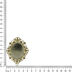 PINGENTE NOIVA SEM STRASS ML6113 . - 0001390001 - Metal Light