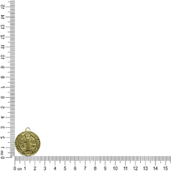 PINGENTE SÃO BENTO PEQUENO ML7973 . - 0000300001 - Metal Light