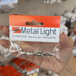 TERMINAL ALUMINIO LISO PARA FIOS 834 . - 000834000 - Metal Light