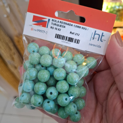 BOLA RESINADA 12MM 60G 212 . - 0002120001 - Metal Light