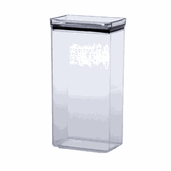 POTE HERMETIC LUMINI RETANGULAR 2600ML - 144123 - METALVALE BIJU