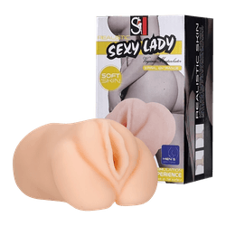 Masturbador Vagina Sexy Lady SI (6522) - Bege - 33... - Pimenta Sexy Shop e Lingerie Sensual