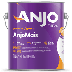 ACRÍLICO FOSCO PREMIUM ANJO MAIS BRANCO 3,6L - MIARA KRÜGER TINTAS