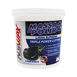 NSWAX MASSA DE POLIR N°2 TRIPLE POWER CUTTING 1KG - MIARA KRÜGER TINTAS