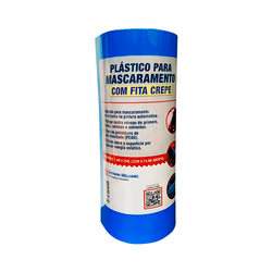 PLÁSTICO PARA MASCARAMENTO LAZZURIL COM FITA 1.4M ... - MIARA KRÜGER TINTAS
