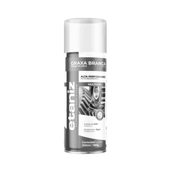 ETANIZ GRAXA DE LÍTIO BRANCA SPRAY 300ML/180G - MIARA KRÜGER TINTAS