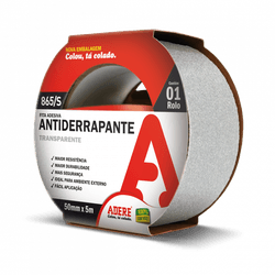 FITA ANTIDERRAPANTE TRANSPARENTE ADERE 50MM X 5M - MIARA KRÜGER TINTAS
