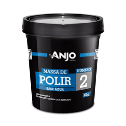 MASSA DE POLIR ANJO BASE ÁGUA 1KG - MIARA KRÜGER TINTAS