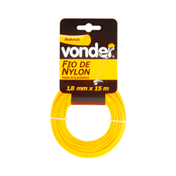 FIO DE NYLON 1,8MM X 15M REDONDO VONDER - MIARA KRÜGER TINTAS