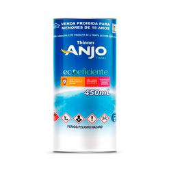 THINNER ANJO ECOEFICIENTE 2750 450ML - MIARA KRÜGER TINTAS