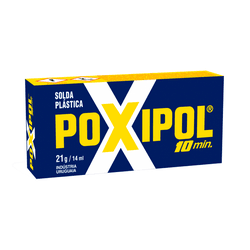 POXIPOL ADESIVO EPÓXI LÍQUIDO CINZA 10MINUTOS 21G/... - MIARA KRÜGER TINTAS