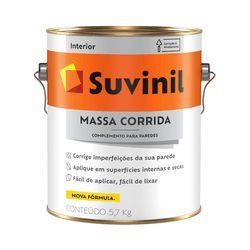 MASSA CORRIDA SUVINIL 5,7KG - MIARA KRÜGER TINTAS