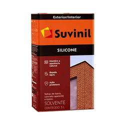 SILICONE SUVINIL INCOLOR 5L - MIARA KRÜGER TINTAS