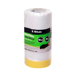VEDA MANCHA COM FITA ADESIVA ATLAS 90CM X 20M - MIARA KRÜGER TINTAS