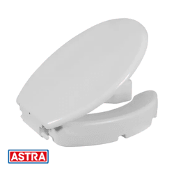 Assento Elevado Branco 7cm Com Tampa TAE7/T - ASTR - Rede Construir Milmart