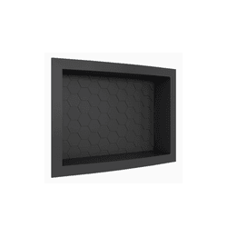 Nicho De Embutir Plástico Preto 40X30 - COZIMAX - Rede Construir Milmart