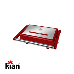 Grill Panini 1200W Vermelho 127V - KIAN - Rede Construir Milmart