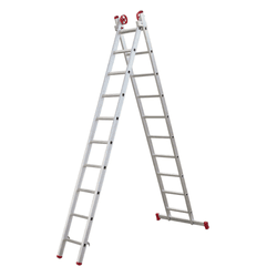Escada De Alumínio Extensiva 2X10 Degraus ESC0619 ... - Rede Construir Milmart