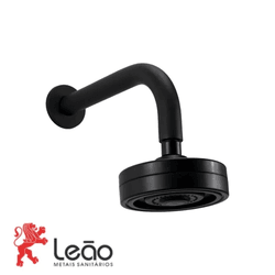 Chuveiro Articulado 3332 ABS Autolimpante Preto - ... - Rede Construir Milmart