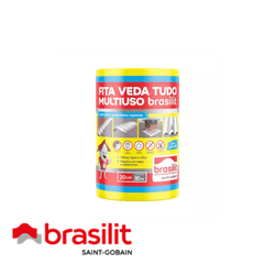 Fita Adesiva Alumínio Veda Tudo 20cm x 10 m - QUAR... - Rede Construir Milmart