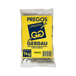 Prego Com Cabeça 16X24 - 1KG - Rede Construir Milmart