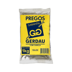 Prego Com Cabeça 18X30 - 1KG - Rede Construir Milmart