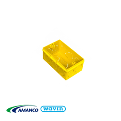 Caixa De Luz Flexível Amarela 4X2 - AMANCO - Rede Construir Milmart