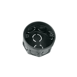 Caixa De Luz Octagonal 3X3 Preta - Rede Construir Milmart