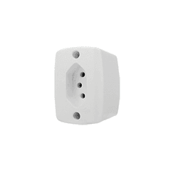 Tomada Sobrepor Retangular 2P+T 20A 16517 - ILUMI - Rede Construir Milmart