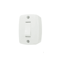 Interruptor Simples De Sobrepor Retangular 6A 1655... - Rede Construir Milmart