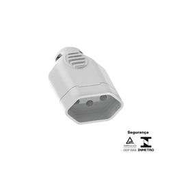 Pino Fêmea 2P+T 10A 1431 Cinza - ILUMI - Rede Construir Milmart