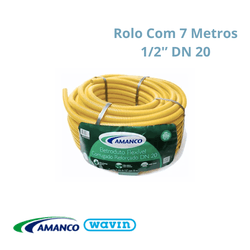 Conduíte Eletroduto Corrugado Amarelo 1/2'' Polega... - Rede Construir Milmart