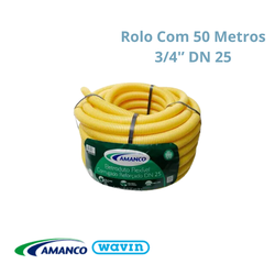 Conduíte Eletroduto Corrugado Amarelo 3/4'' Polega... - Rede Construir Milmart