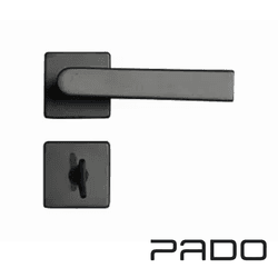 Fechadura RQ1 Concept Preta 414-40CB WC / Banheiro... - Rede Construir Milmart