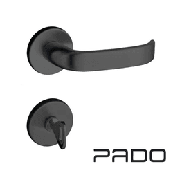 Fechadura RR1 Concept Preta 413-40CB WC / Banheiro... - Rede Construir Milmart