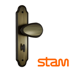 Fechadura Taco Escovada / Antique WC / Banheiro 82... - Rede Construir Milmart