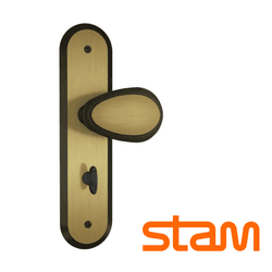 Fechadura Taco Oxidada WC / Banheiro 1820/10 - STA - Rede Construir Milmart