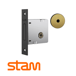 Fechadura Auxiliar Tetra Oxidada 1004 62MM PF - ST... - Rede Construir Milmart