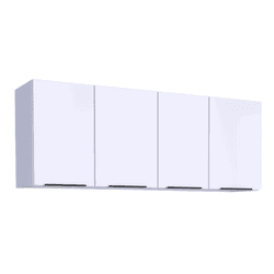 Armário Aéreo Cozinha Aço Júpiter Flat Branco 150 ... - Rede Construir Milmart