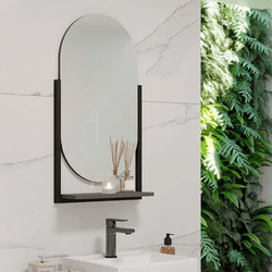 Espelheira Banheiro Frisê/Vitta Cimento (Ori Metal... - Rede Construir Milmart