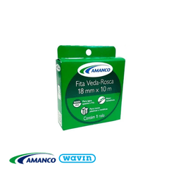 Fita Veda Rosca 18MMX10M - AMANCO - Rede Construir Milmart